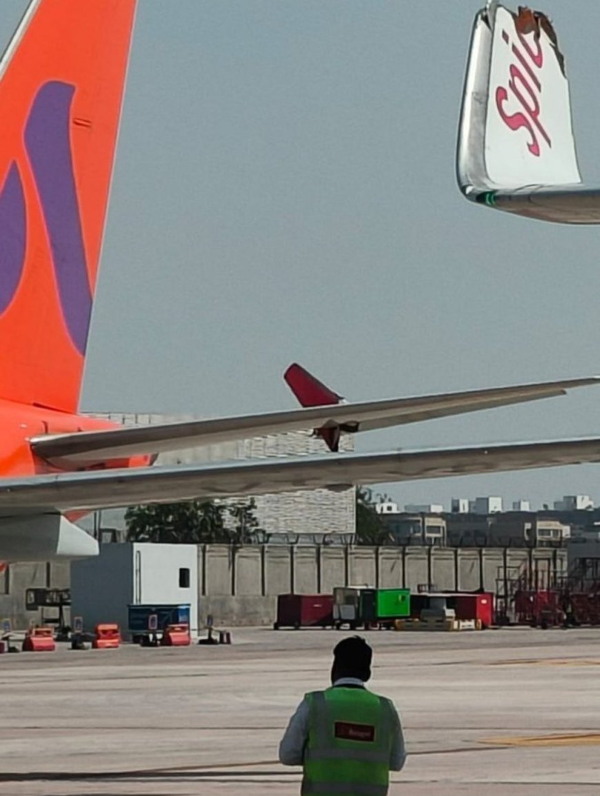 दिल्ली एयरपोर्ट पर दो विमानों की टक्कर: अकासा एयर और स्पाइसजेट की फ्लाइट्स प्रभावित