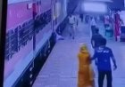 दुर्ग रेलवे स्टेशन पर बड़ा हादसा टला, चलती ट्रेन से गिरा यात्री; RPF जवान ने बचाई जान