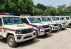 दुर्ग पुलिस को मिलीं 39 नई हाईटेक गाड़ियां, डायल-112 सेवा हुई और मजबूत