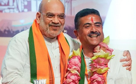 सुवेंदु अधिकारी ने बंगाल के मुख्यमंत्री पद की शपथ ली, समारोह में जुटे NDA के दिग्गज नेता