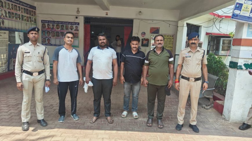 दुर्ग में IPL सट्टेबाजी गिरोह पर पुलिस की बड़ी कार्रवाई, 7 आरोपी गिरफ्तार