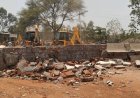 राजनांदगांव में 150 एकड़ की अवैध प्लॉटिंग पर चला बुलडोजर, भू-माफियाओं के खिलाफ प्रशासन की बड़ी कार्रवाई