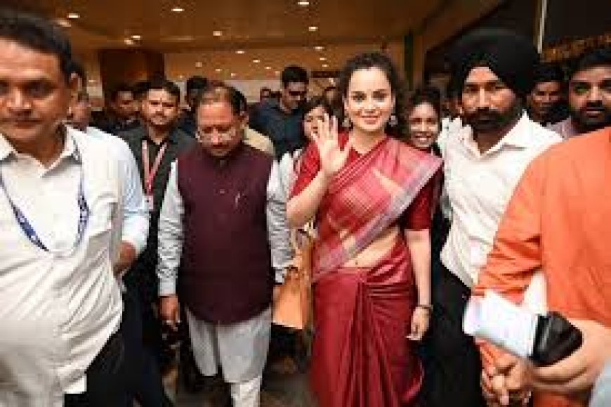 छत्तीसगढ़ के मुख्यमंत्री और मंत्रियों ने कंगना रनौत की फिल्म 'भारत भाग्य विधाता' की विशेष स्क्रीनिंग में लिया हिस्सा